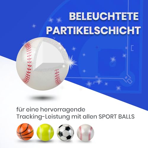 Image of Perixx PERIPRO-303BSB 1.34 Inches Sports Trackball - Fun Novelty Baseball Design - Compatible for M570, M575, PERIMICE-517 /520 /717 /720, and Other 1.34inches Trackball Mouse