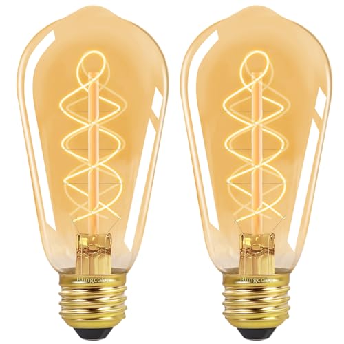 E26 LED Vintage Edison Light Bulbs 40W Equivalent...