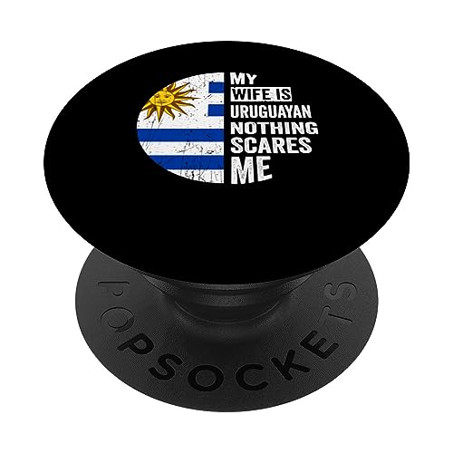 Uruguayan Roots Outfit Funny Uruguay Heritage For Men PopSockets Swappable PopGrip, Black