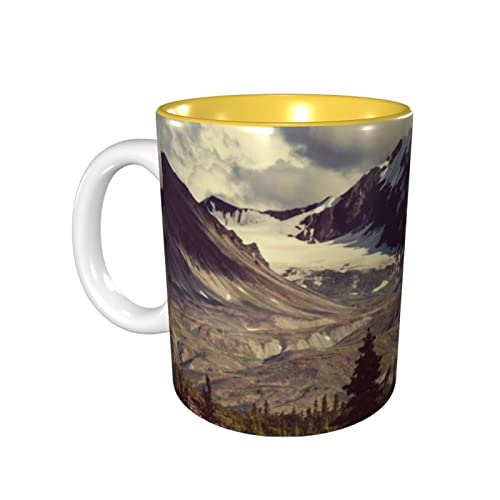 ���X�g�����R�[�q�[�}�O12�I���X�Z���~�b�N�R�[�q�[�J�b�v�A�O��arctic Landscape Alaska Mountains Scenery�Ɠ���yellow�R�[�q�[�A�g���A�R�R�A�A�V���A���A���p�̃R�[�q�[�}�O�J�b�v�B