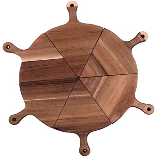 ZUMAHA Familiar Tabla de Cortar, Plato de Pizza para Hornear, Plato de Sushi, Bandeja de Mesa de té, Posavasos, Accesorios para Fotos, Taza de café, Bloques para Picar, fácil de Limpiar Durable