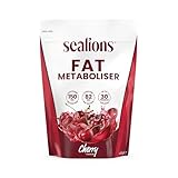 Sealions Fat Metaboliser Cherry Thermogenic Fat Burner Weight Loss Powder 30 Servings Pre Workout Energy Drink for Men and Women