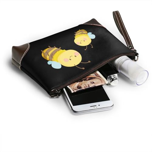 クラッチバッグ レディース 2匹のみつばち セカンドバッグ