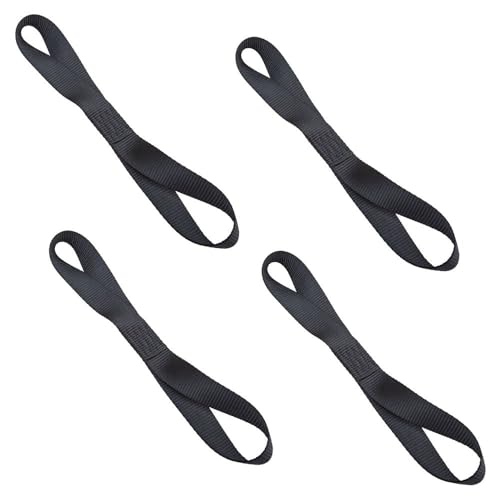 1.5\" x 12\" Heavy Duty Soft Loop Tie-Down Straps 1,000 lb. Capacity (4-Pack)
