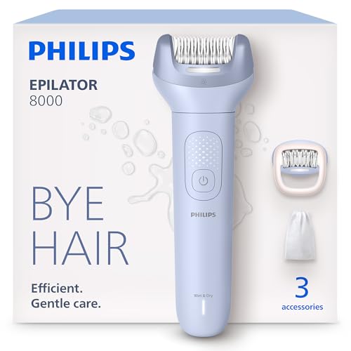 Philips Epilator Series 8000 - Cordless Wet and Dry Electric