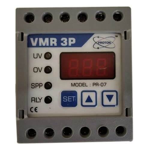 Proton VMR 3P Digital Voltage Monitoring Relay (PR07) Din Rail