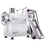 Standmixer Leistungsstarker Fleischwolf Edelstahl Hochleistungsnahrungsmittelwolf Gewerblicher Aufsatzmixer 1500W Elektrischer Fleischwolf Wurstfüllmaschine Fleischwolf