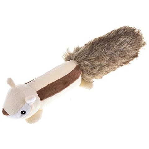 Dedeka Squirrel/skunk Pets Plush Toy, Light Weight Toys, Happy Pet Plush Toy,Instincts Instincts Sammy Squirrel for Dogs,30CM Cover