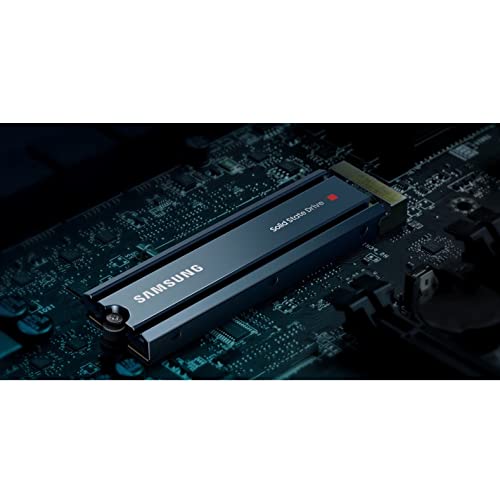 Image of Samsung 980 PRO SSD with Heatsink 1TB PCIe Gen 4 NVMe M.2 Internal Solid State Hard Drive, Heat Control, Max Speed, PS5 Compatible, MZ-V8P1T0CW