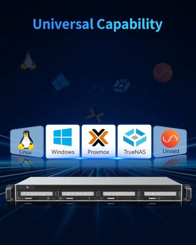 Boîtier D4-320U TerraMaster compact rack 1U à 4 baies USB-C 10 Gbps