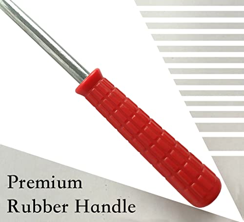 Jikacok 2 Pack Winding Bars For Torsion Spring Garage Door. Winding Bars Made Of Premium Steel Bar. Winding Rods With Upgraded Rubber Handle. Used For Garage Door Torsion Spring Adjusting & Replacing. #TOP4