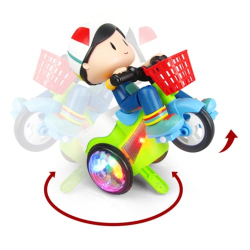 Tricycle pour garçon avec fonction acrobatique et lumières LED FOMIYES