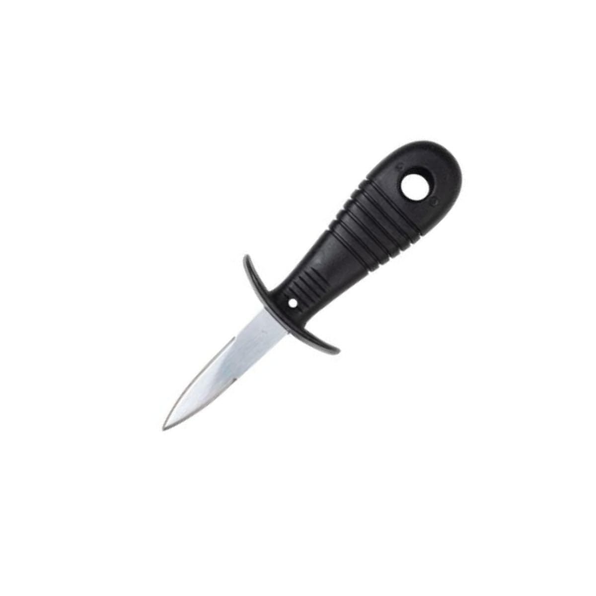 FACKELMANN Cuchillo para ostras de acero inoxidable y mango de polipropileno negro 19,5x5cm. 1ud.