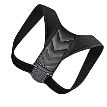Invisible Back Brace Posture Corrector for Adults Adjustable Humpback Correction Belt Breathable Support for Spine Alignment and Rickets Prevention Xl Black
