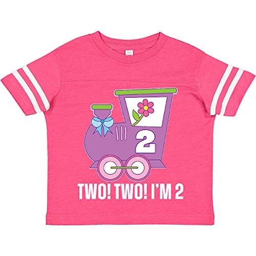 inktastic 2nd Birthday Cute Train I'm 2 Toddler T-Shirt