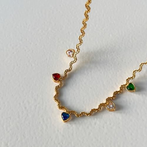 Collier en relief torsadé de haute qualité avec finition or précieux - 3