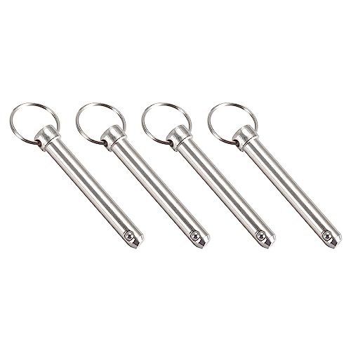 METALLIXITY Schnellspanner Stifte (10mmx70mm) 4Stk Karbonstahl Ziehen Pin - für Schiffbau Schiffausrüstung Boot Oben
