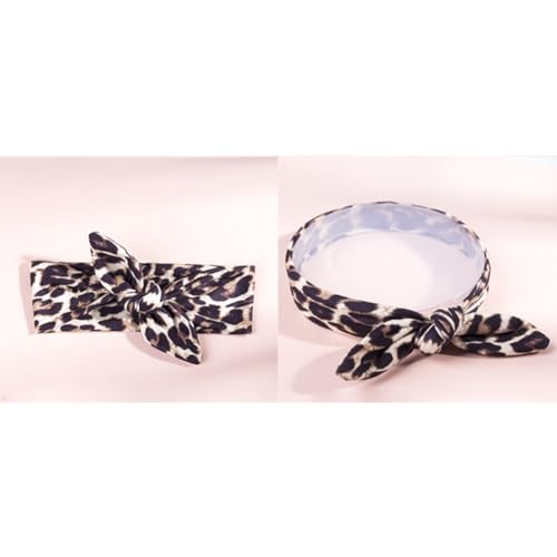 2 Pack Diademas para Perro y Mujer con Lazo Ajustable miniatura 5