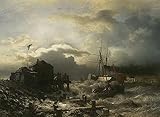 Vor Ostende,Andreas Achenbach