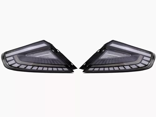 GAZOZ PERFORMANCE Exterior Lights - Fully LED Tail Lights Sequential W/Start Up Animation Compatible with 2022-2025 Subaru WRX VB - Black Housing Clear lens