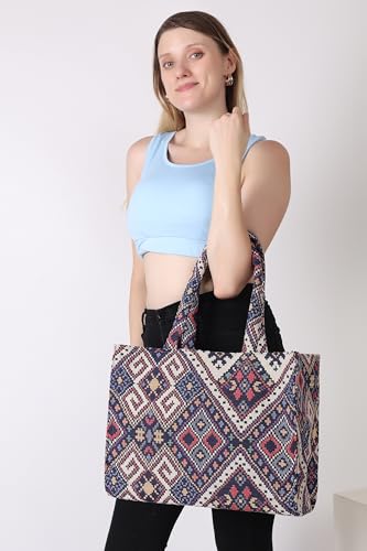 Image of LX LEKHX Women's Tote Bags - Stylish Handbags for Office, College & Party Use | Spacious & Trendy Shoulder Bag for Work, Casual & Evening | Durable, Lightweight & Fashionable Tote for Women