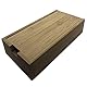 Würfelturm und Würfeltablett aus Bambus für D&D – Tragbares Würfeltablett aus Holz – Würfeltabletts für Rollenspiele und Tischspiele – Geräuschdämpfendes Würfeltablett aus Holz