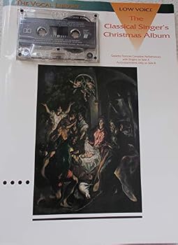Paperback The Classical Singer's Christmas Album / Low Voice / Book & Cassette Book