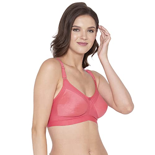 Image of SOUMINIE - Minimizer Bra - Non Padded - Cotton Rich - Broad Straps - Full Coverage - Wireless Seamless T-Shirt Bra