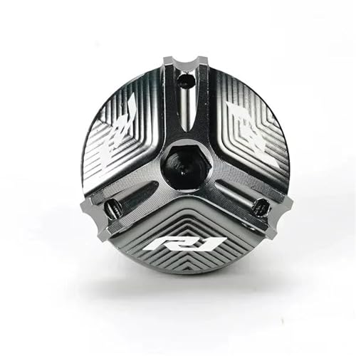 Bouchon d'huile moteur CNC pour des sorties moto sereines en YZF-R1 et R3 Gray A