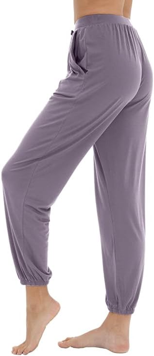 WiWi Pajama Pants for Women Lounge Super Soft Joggers Yoga Viscose from Bamboo Bottoms Cooling Pajamas Pant Sweatpants S-4X - Image 2