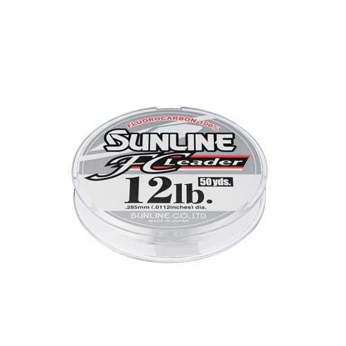 Sunline FC Fluorocarbon Leader 50yd Clear