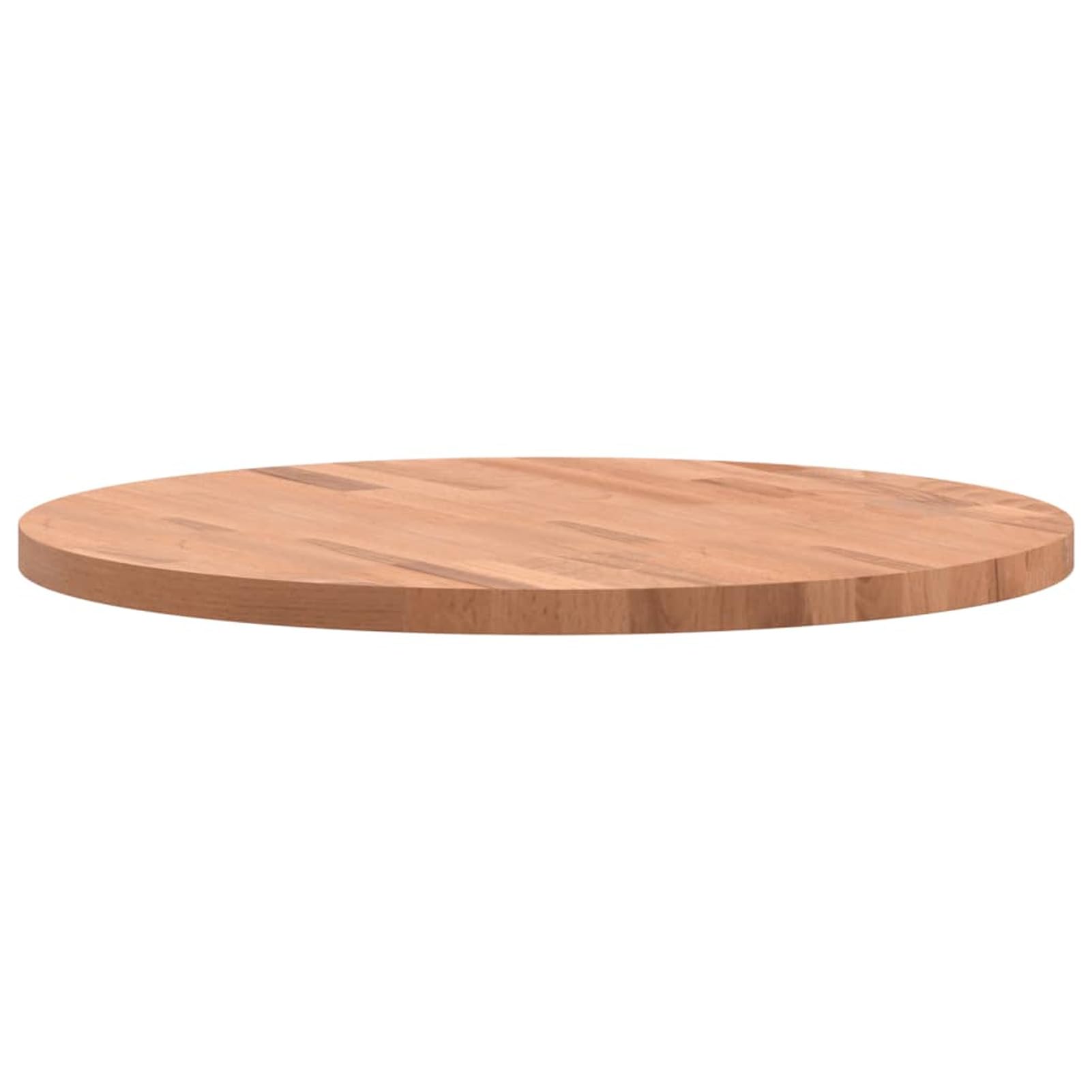 ShGaxin Piano rotondo in legno massello di faggio Ø60 x 2,5 cm, piano da tavolo, scrivanie, tavole per tavoli da pranzo, piano cottura cucina - SPU:355937