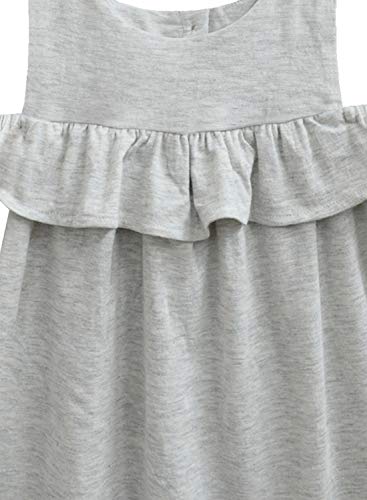 Image of A.T.U.N. (All Things UBER Nice) Girls Cotton Empire Waist Knee Length Sleeveless Casual Dress