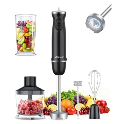 Immersion Blender Handheld Hand Blender, 1000W ...