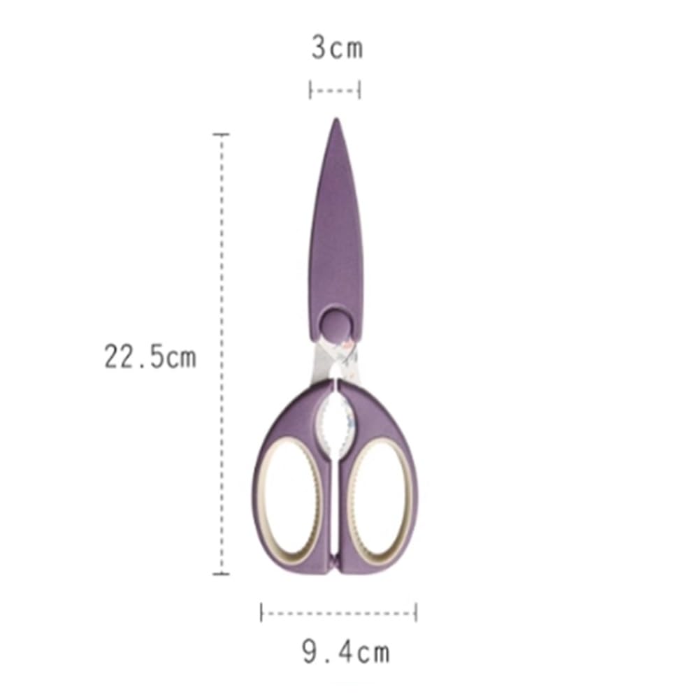 Forbici da Cucina Multiuso Forbici da Cucina Cesoie for Barbecue multifunzionali in Acciaio Inossidabile Perfetto Come Regalo(Purple)