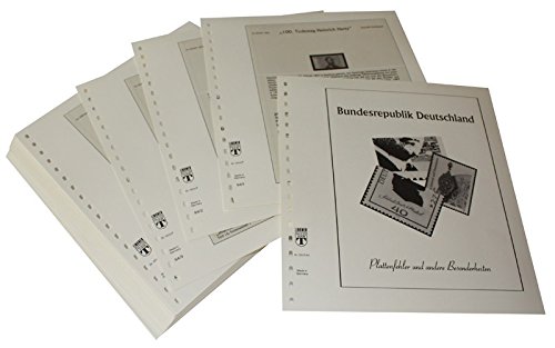 Feuilles pré-imprimées LINDNER Allemagne 1994-1995 pour erreurs d'impression de prestige