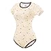 Littleforbig Cotton Romper Onesie Pajamas Bodysuit - Honey Onesie XL Brown