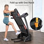 THERUN Incline Treadmill for Running and Walking, 300 lbs Weight Capacity Folding Treadmill with 0-15% Auto Incline, Wide Belt, 3.5HP, App, Heart Rate - Image 5