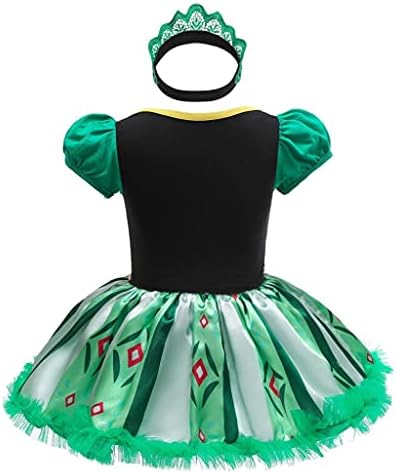 Dressy Daisy Infant Baby Girls Princess Romper, Green 298, Size 6-9 Months