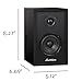 Electrohome Berkeley 2.0 Stereo Powered Bookshelf Speakers with Built-in Amplifier and 3