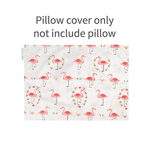 Alvababy Toddler Pillowcases Fits 13 X 18,12X 16 Kids Pillow For Sleep 2 Pack Cotton Baby Children Pillow Cover Envelope Travel Pillowcases Rabbit Flamingo 2Tpw08 #TOP4