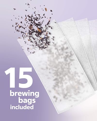 LOVARE Wild Berry Loose Leaf Tea 80 g - Made in Ukraine - Black Tea, Cherry, Roses, Hawthorn Berries, Elderberry, Black Currant Berries, Strawberry - Gift Box with 15 Paper Filters