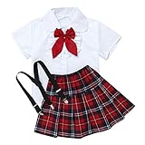 modelos de faldas para uniformes escolares Adecuado para uso diario de verano, ropa de juego informal, danza moderna, actuación en el escenario escolar, competencia de baile, etc