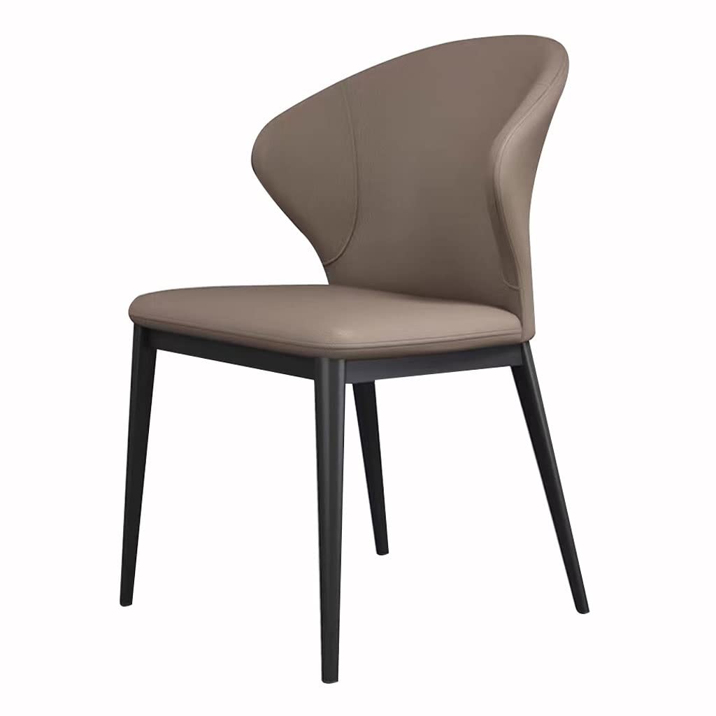 Chaises de salon confortables en cuir microfibre et canapé chaise moderne