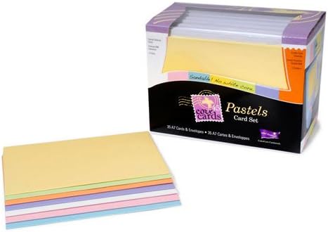 35 BLANK PASTEL 4X 6 "CARDS WITH MATCHING COLOR ENVELOPES- GREAT FOR THANK YOU'S AND OTHER OCCASIONSPERFECT FOR MOM,DAD,SISTER,BROTHER