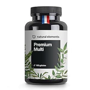Premium Multi – complexe multivitaminé hautement dosé – 180 gélules – précieuses vitamines A–Z – matières premières premium – formes bioactives – sans additifs inutiles