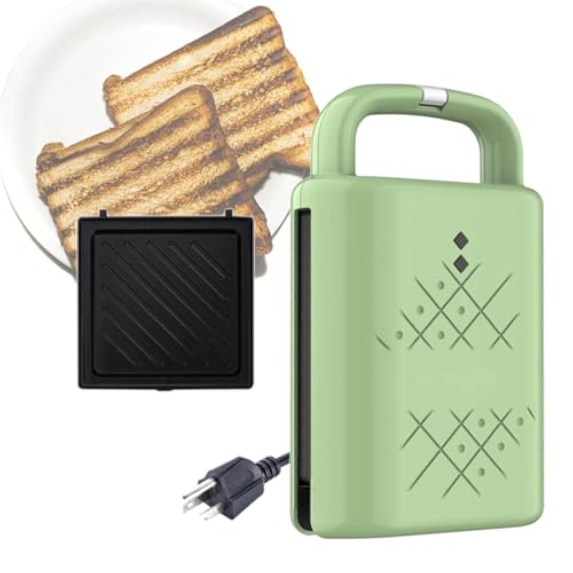 Electric Waffle Maker with Single Plate, Mini for Apartments