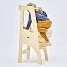Bianconiglio Kids ® EVO 2019 Torre de Aprendizaje Montessori Acabado Transparente, Madera...