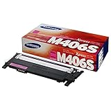  Original Samsung CLT-M406S Magenta pour Samsung CLP 360 365 3300 3305 C460 C410 Capacité 1 000 pages