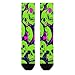 Meaudiwes Fashion Dress Decor Socks, Soft Travel Knee High Stockings, Sport Baseball Compression Socks For Women Men Cool Funny Zombie Skull